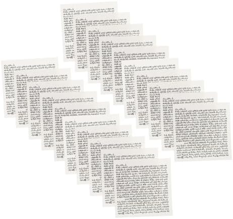 HOODANCOS 100pcs Mezuzah Scroll Wall Decor for Jewish Home