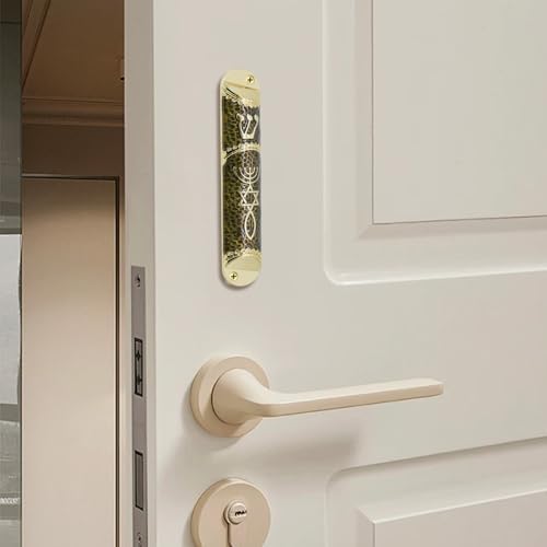 MrMrKura Mezuzah Scroll Door Ornament Black