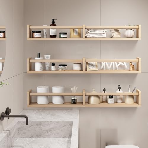 Fixwal Floating Bookshelves Set of 3 for Baby Nursery