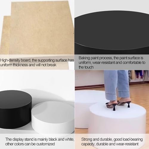 Round Display Pedestal Stand for Wedding and Event Decor