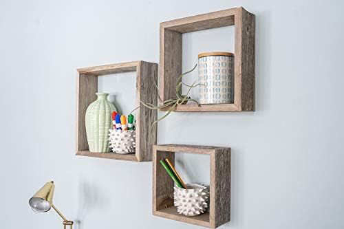 BarnwoodUSA Rustic Shelves Set of 3 Natural Gray