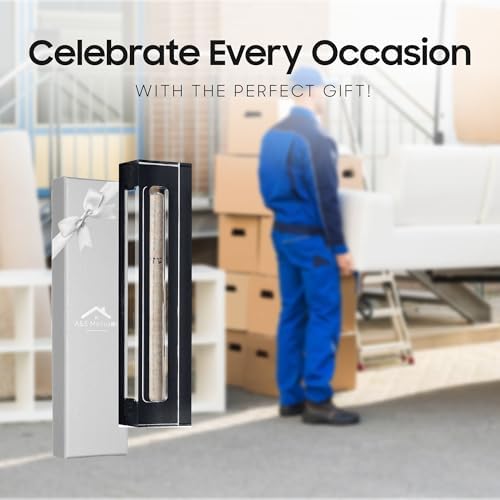 AS Mezuzah Acrylic Case for Door - Black 7 Inches