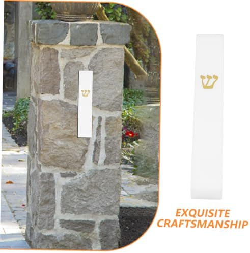 ULTECHNOVO Jewish Mezuzah Resin Scroll Decor