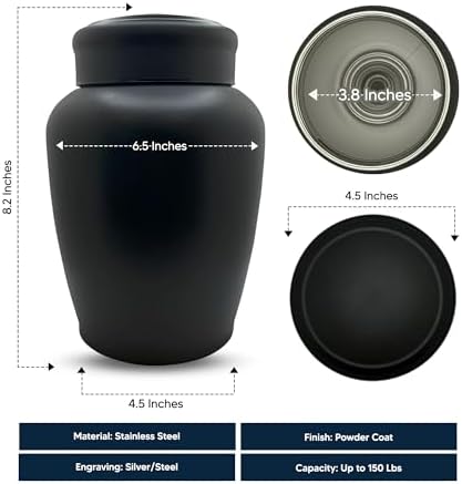 Personalized Gaming Cremation Urn with Name and Funny Design