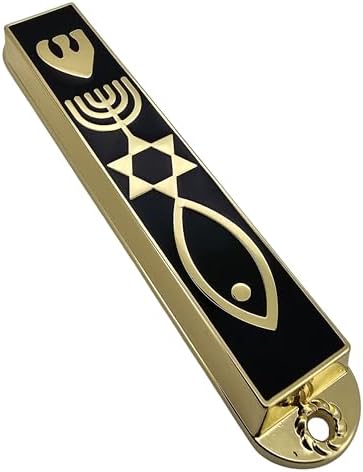 Protection Mezuzah Case with Scroll Black 35 Inch