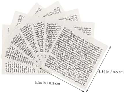 FUNOMOCYA 100pcs Mezuzah Scroll for Door Blessing Decor