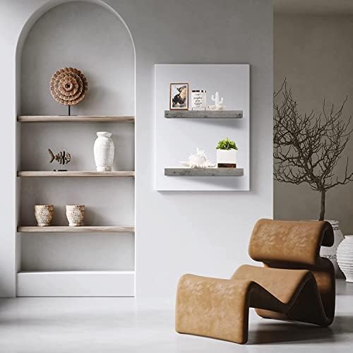 Sorbus Floating Shelves Wall Mounted Gray 2 Pack