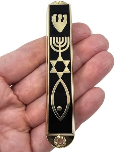 Protection Mezuzah Case with Scroll Black 35 Inch