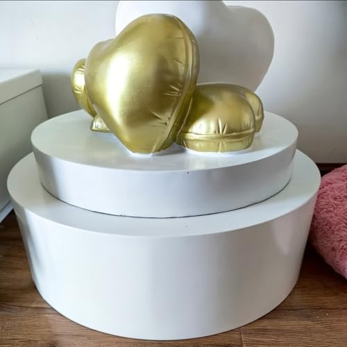 Round Display Pedestal Stand for Wedding and Home Events