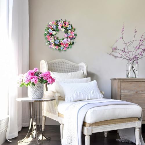 Bibelot 22 Inch Spring Summer Wreath for Front Door