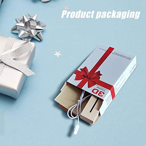 2Pcs Led Wooden Base Display Stand with Acrylic Sheets