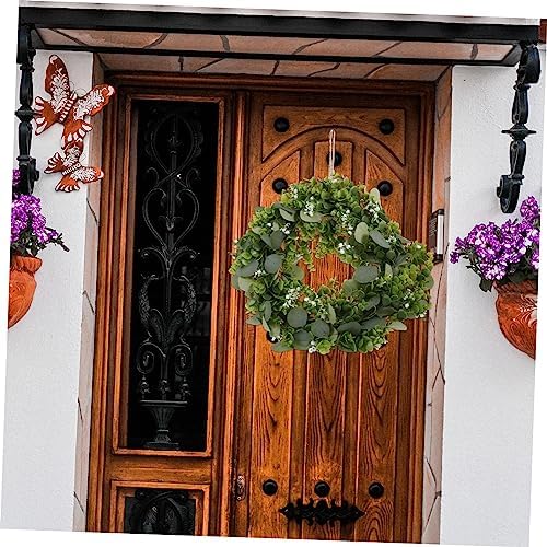 Front Door Wreath Hanger Artificial Spring Garland Decor