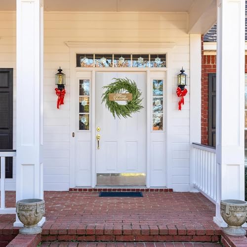 ENVEN 24 Inch Norfolk Pine Artificial Wreath