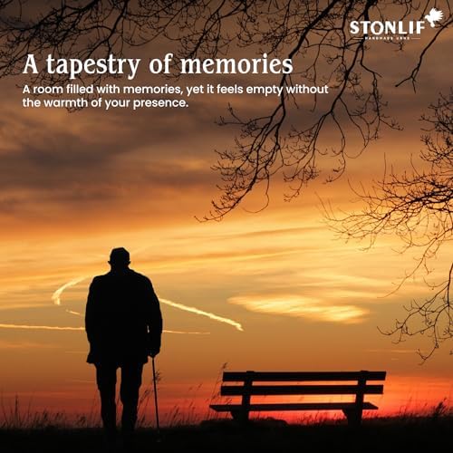 STONLIF Decorative Fishing Urn for Ashes - 200 lbs Blue Urn