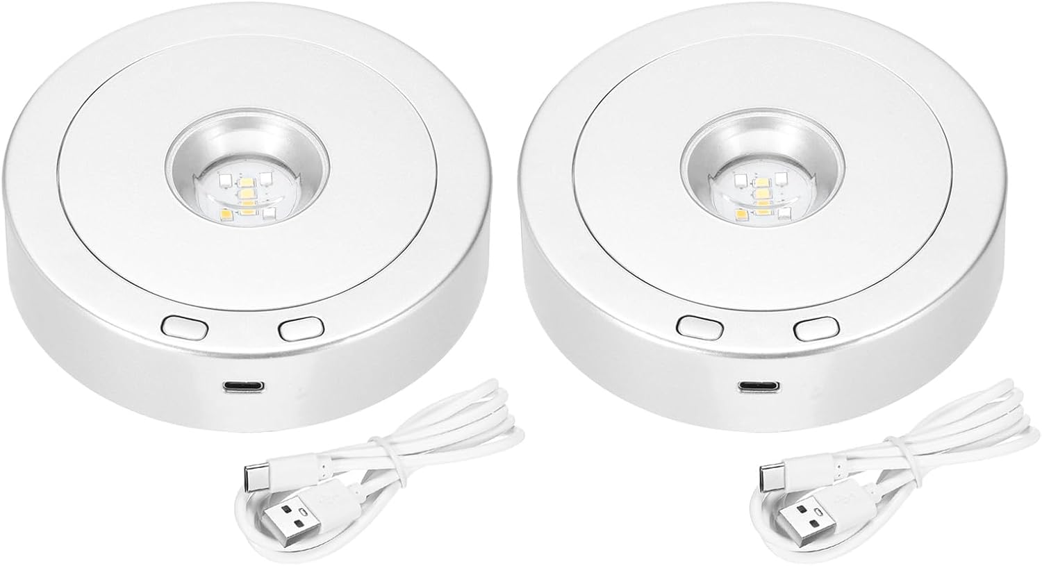 PATIKIL 45 x 35 Rotating Display Stand with LED Light