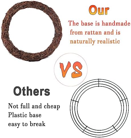 Natural Grapevine Wreath Base 14 Inch 2 Pack