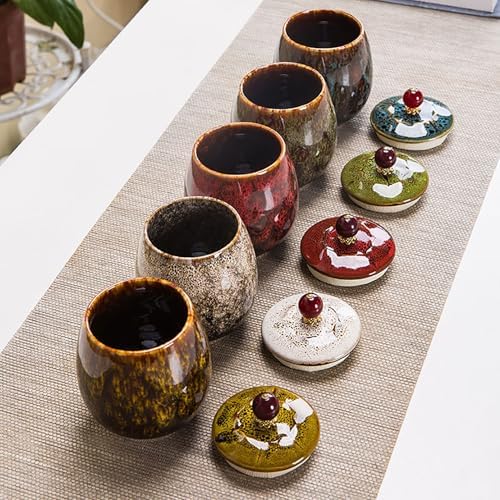 Red Small Ceramic Urn for Human Female Remains