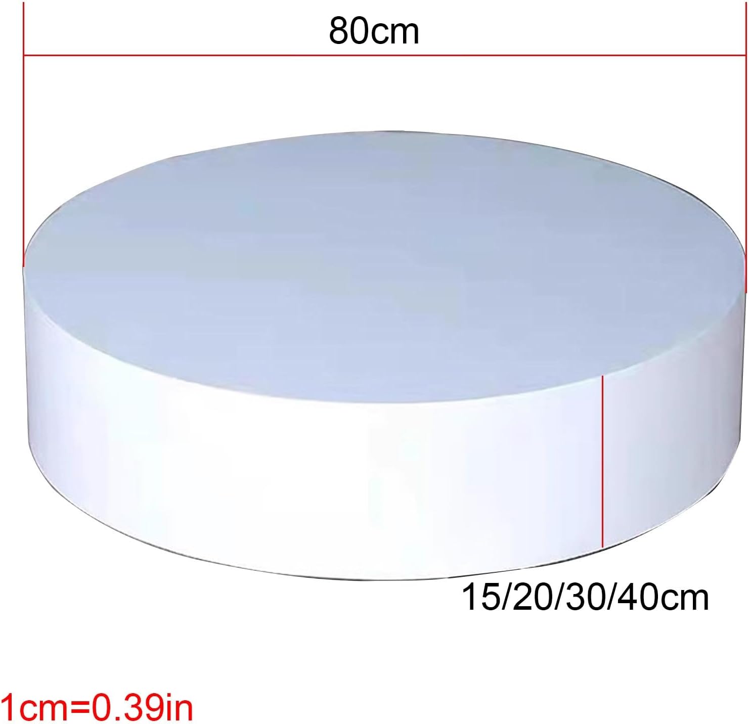 Round Display Pedestal Stand for Event Decor