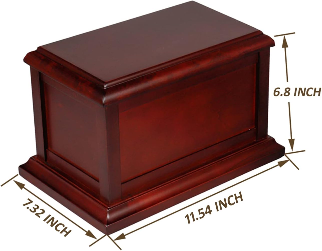 Cherry Solid Wood Urns for Cremation Ashes