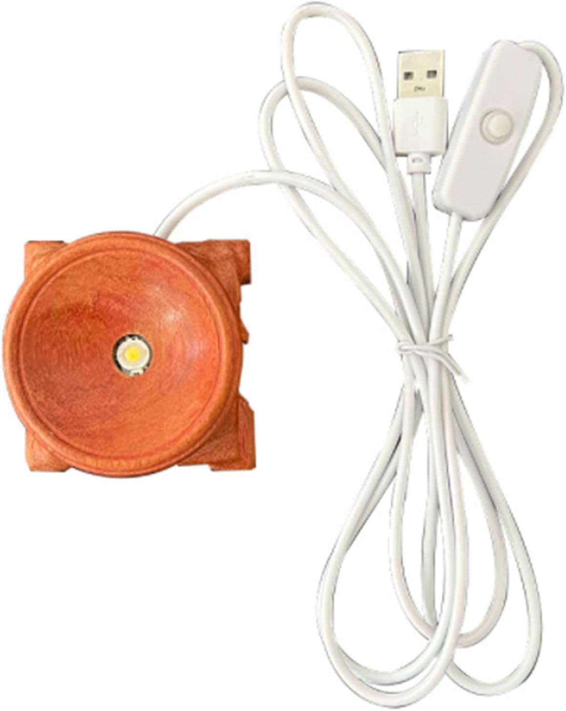 JOJOCY 2Pcs LED Round Wooden Display Base Stand
