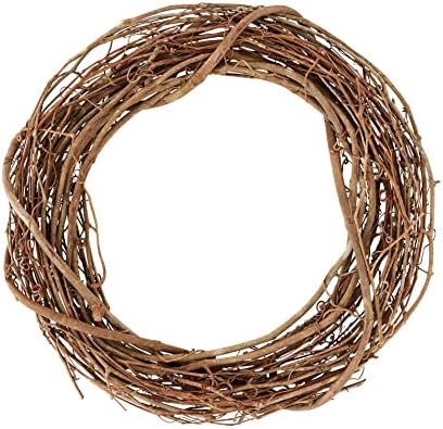 14 Inch Natural Grapevine Wreath 12 Pack
