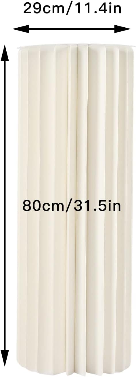 Foldable Cardboard Cylinder Stands 2pcs for Wedding Centerpieces