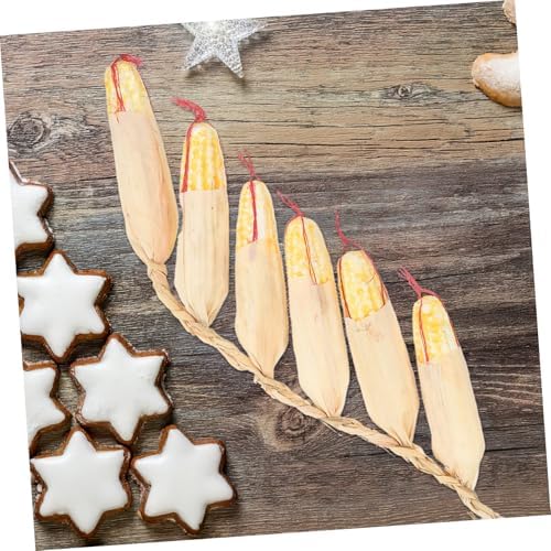 2Pcs Realistic Vegetable Corn Skewers Hanging Decor