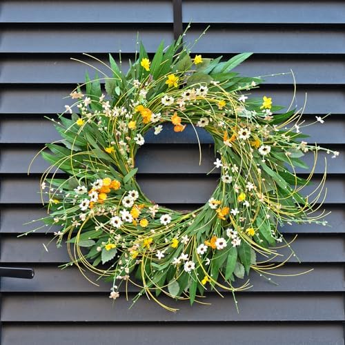 Soomeir Spring Green Wreath for Front Door