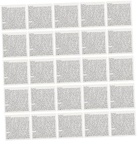 PRETYZOOM 100pcs Mezuzah Scroll Parchment for Door Decoration