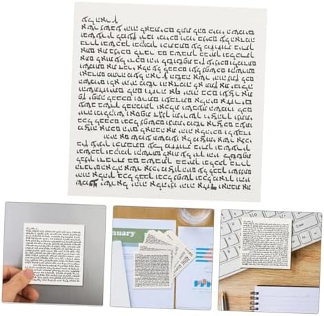 PRETYZOOM 100pcs Mezuzah Scroll Parchment for Door Decoration