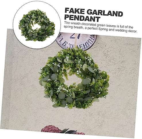 Front Door Wreath Hanger Artificial Spring Garland Decor