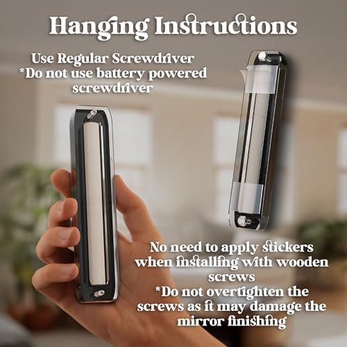 TYLDUM Mezuzah Case Clear Black with Silver