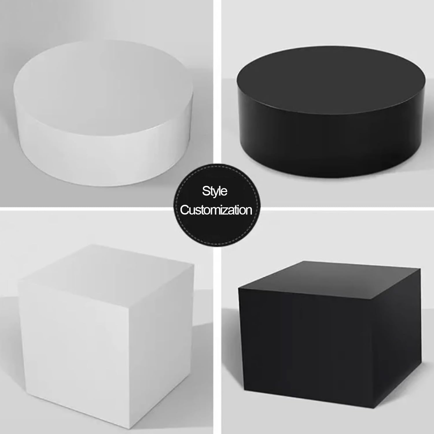 Round Display Pedestal Stand for Wedding and Event Decor