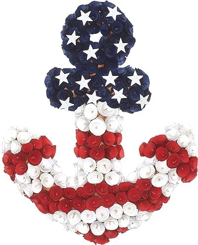 National Tree Company Patriotic Wreath Decoration 20 Inches