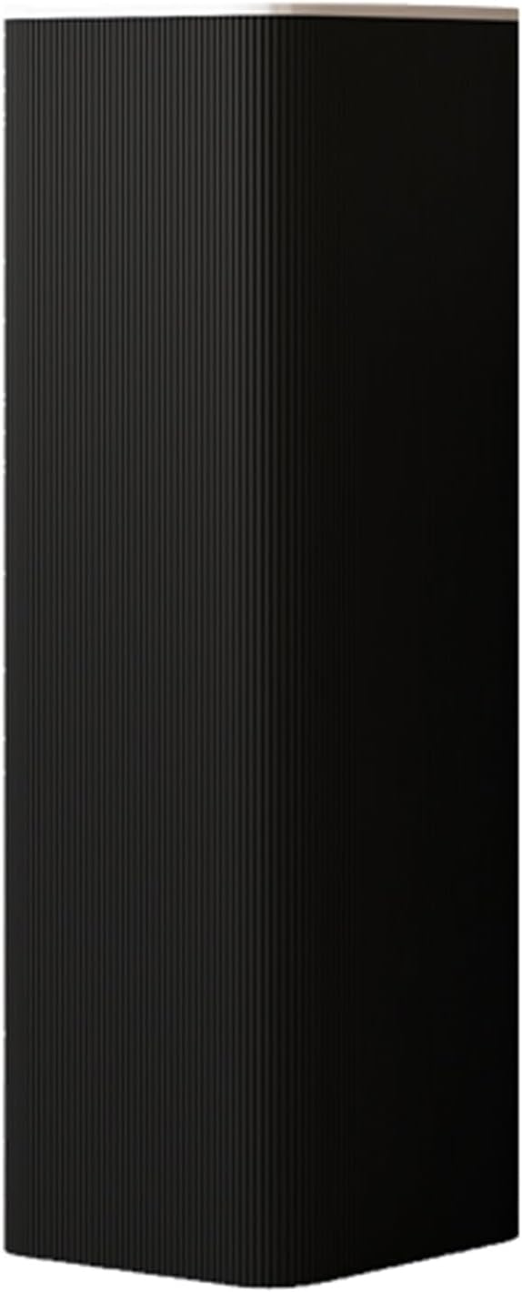 Cube Pedestal Display Stand Black 30x30x100cm