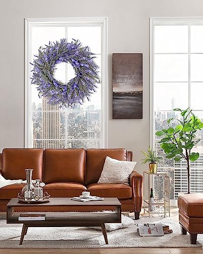 DDHS Lavender Wreath 24 Inch All Seasons Decor