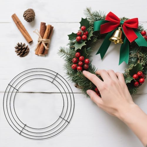 3 Pack 10 Inch Dark Green Wreath Frames