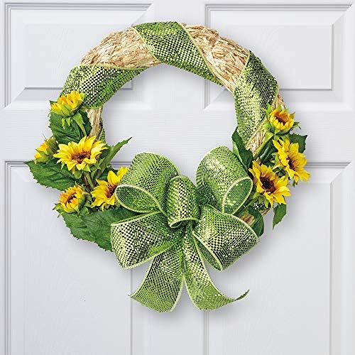 FloraCraft 12 Inch Natural Straw Wreath