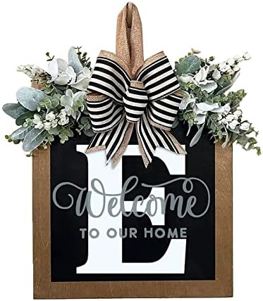 Personalized Initial Wreath for Front Door