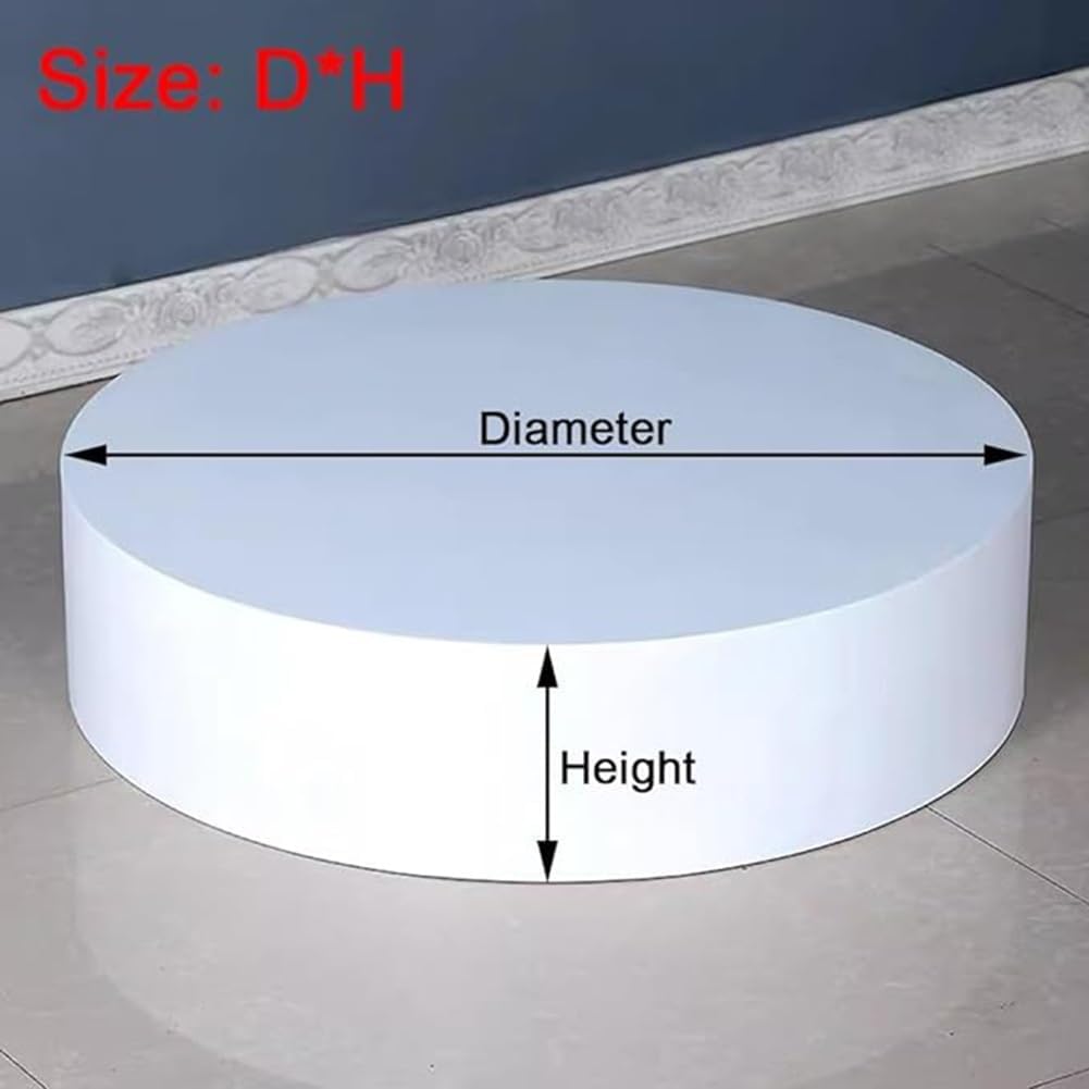 GRRICEPL Cylinder Display Pedestal Stand - Black 30x30cm