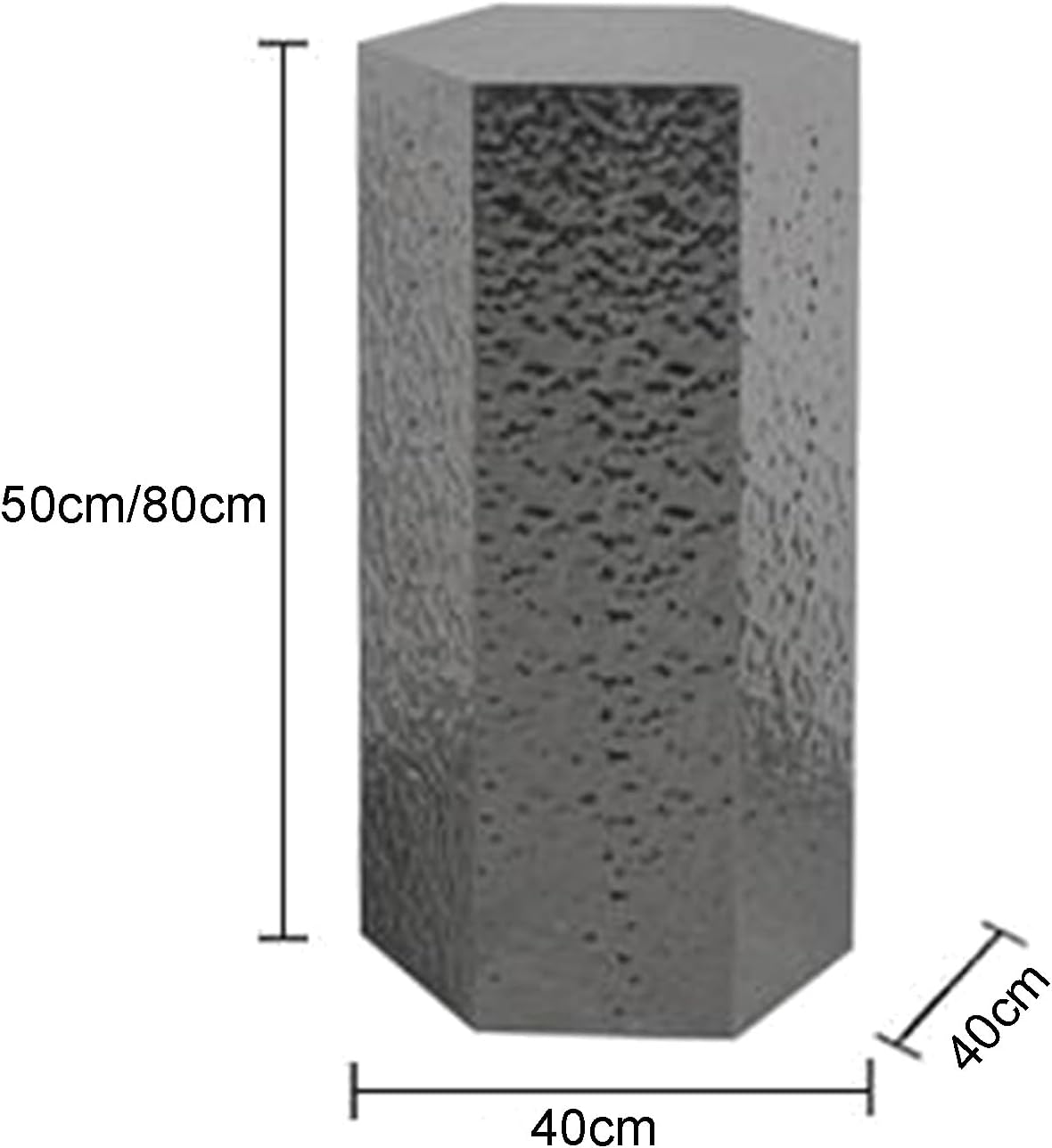 Hexagonal Pedestal Stand for Home and Wedding Use