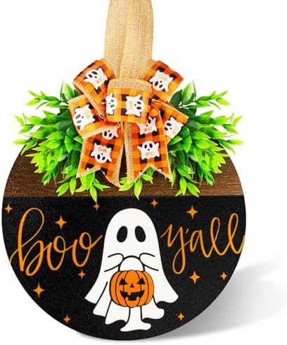 Denylo Pro Halloween Wood Welcome Sign