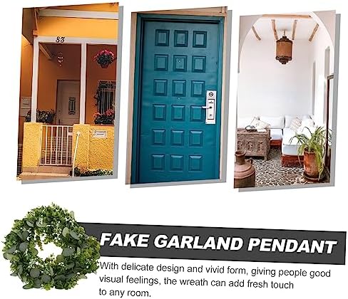 Front Door Wreath Hanger Artificial Spring Garland Decor