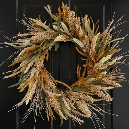 Hometrance Fall Harvest Wreath for Front Door