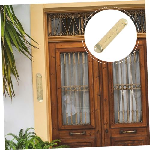 Happyyami Religious Door Mezuzah Decor Metal Scroll