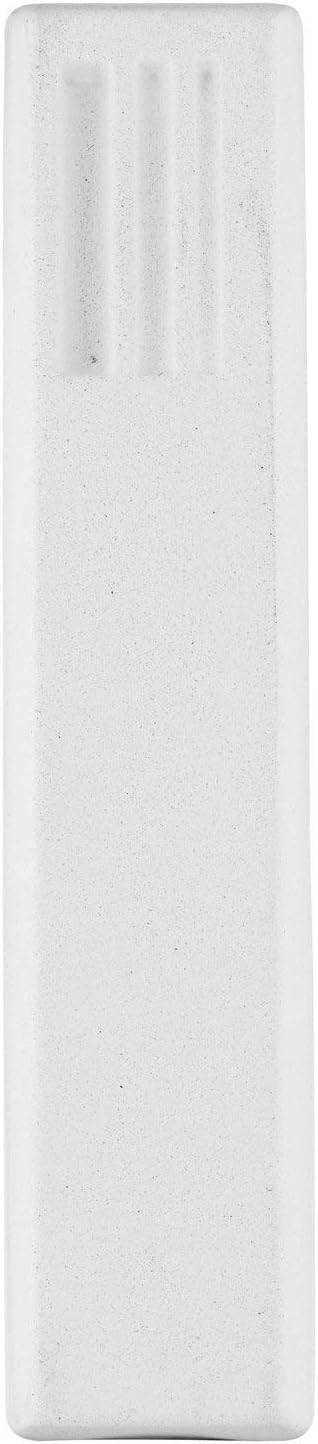 AS Mezuzah Modern Cement Case White 6 Inches