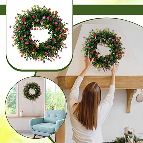 Cakina Valentine Front Door Color Wreath