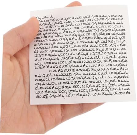 FUNOMOCYA 100pcs Mezuzah Scroll for Door Blessing Decor