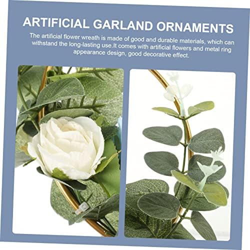 VINTORKY Artificial Front Door Wreath Hanger
