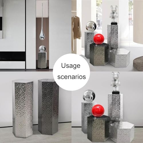 Hexagonal Pedestal Stand for Home and Wedding Use